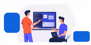 senthi2034_Vector_illustration_of_two_men_talking_to_each_other
